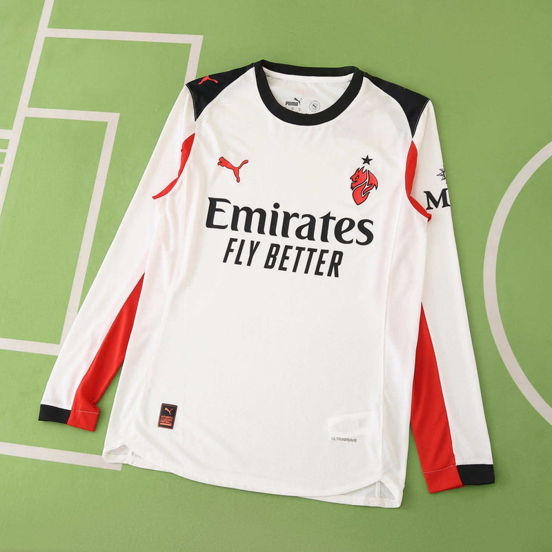 Camisa Milan 2025/26 III Third - Jogador Manga Longa Puma Diavoli