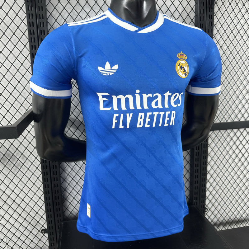 Camisa Real Madrid 2025/2026 III Terceira - Azul - Jogador