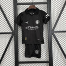 Conjunto Infantil - Manchester City 25/26 II Away - Preto