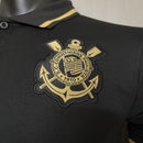 Camisa Corinthians 25/26 Preta - Polo Torcedor