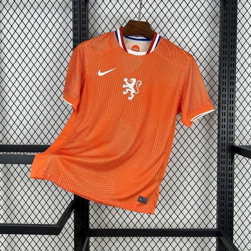 Camisa Holanda Euro Feminina I Home - Torcedor Masculina - Laranja