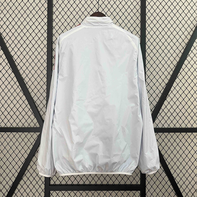 Corta-Vento Itália 24/25 Dupla-Face - Azul/Branco
