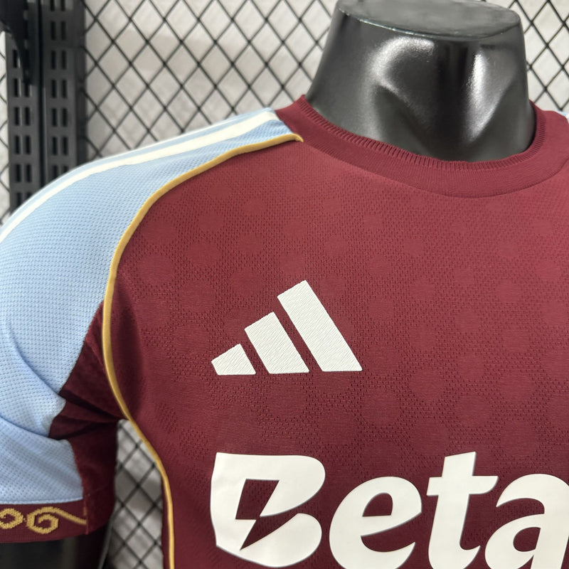 Camisa Aston Villa 2025/26 I Home - Jogador