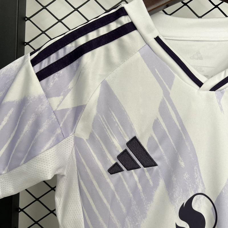 Conjunto Infantil - Manchester United 25/26 II Away - Branco