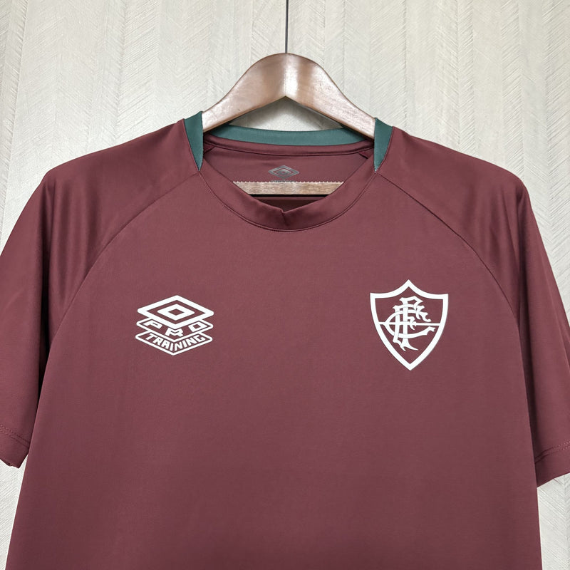 Camisa Fluminense 2024/25 Treino Vinho - Torcedor