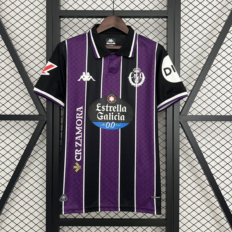 Camisa Real Valladolid 2025/26 II Away - Torcedor - Roxa e Preta
