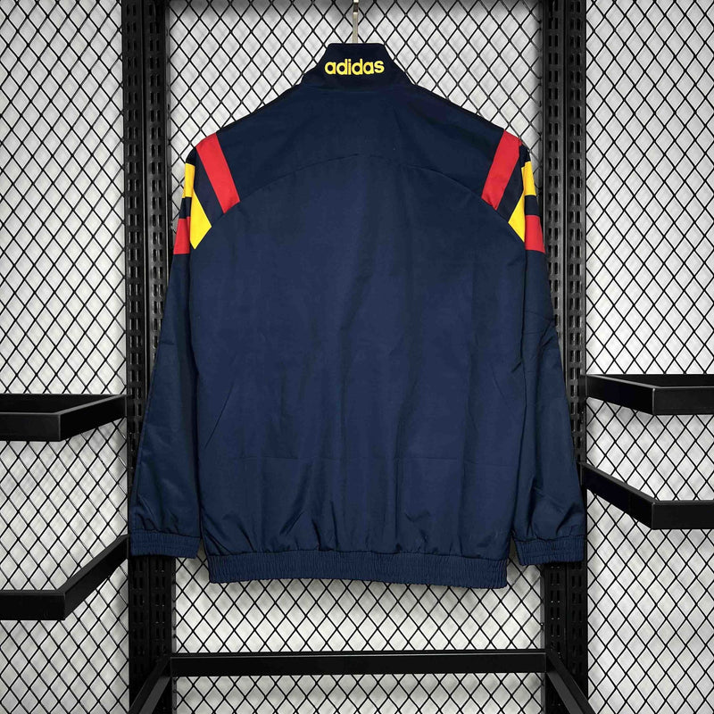 Corta-Vento Espanha Retrô 1996 - Adidas - Azul Escuro