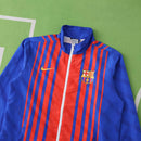 Corta-Vento Barcelona Estilo Retrô - Vermelho e Azul Nike