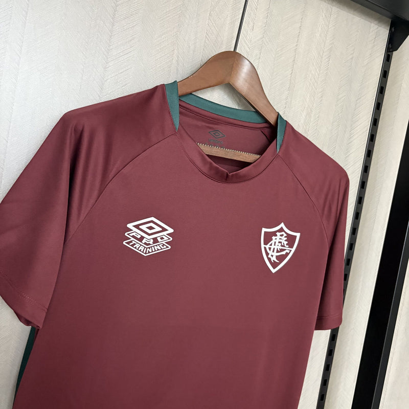 Camisa Fluminense 2024/25 Treino Vinho - Torcedor