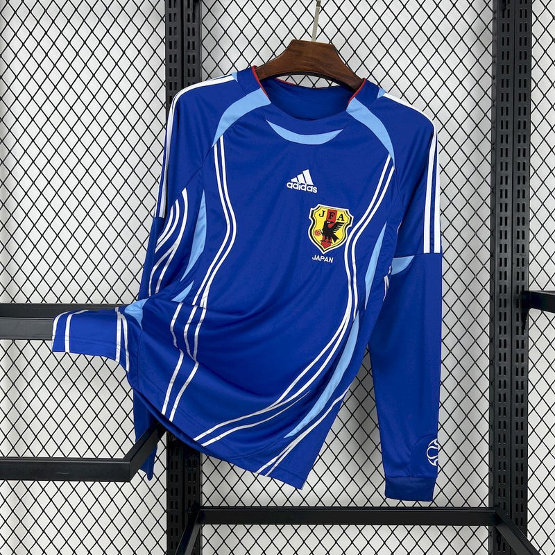 Camisa Retrô Japão 2006 I Home - Manga Longa
