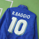 Corta-Vento Retrô Itália 1994 Dupla-Face - Azul/Branco