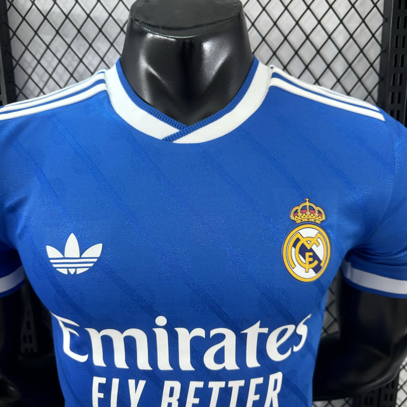 Camisa Real Madrid 2025/26 III Third Azul  - Jogador