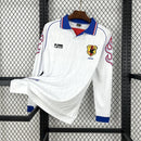 Camisa Retrô Japão 1996 II Away - Manga Longa - Branca