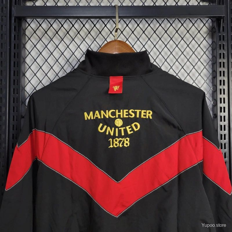 Corta-Vento Manchester United Clássico - Preto