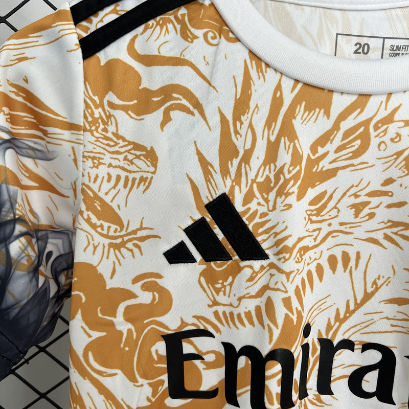 Conjunto Infantil - Real Madrid 25/26 Edição Especial Dragão