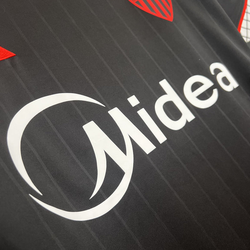 Camisa Sevilla 2025/26 III Third - Torcedor - Preta