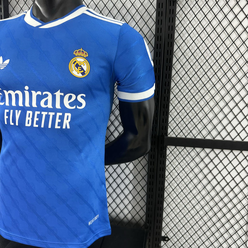 Camisa Real Madrid 2025/26 III Third Azul  - Jogador