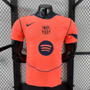 Camisa Barcelona 2025/26 III Third - Jogador - Laranja