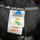 Camisa Retrô Real Madrid 1998/99 II Away - Manga Longa - Preta Com Dourado