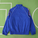 Corta-Vento Retrô Japão 1998 Dupla-Face - Azul/Branco