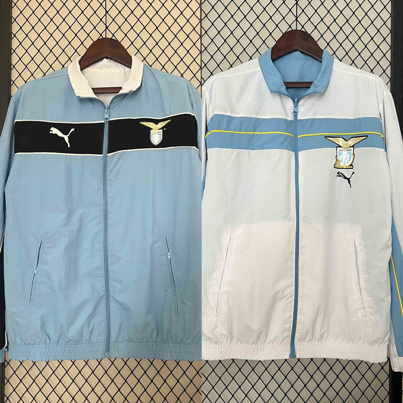 Corta-Vento Lazio 1982 Dupla-Face - Branco/Azul