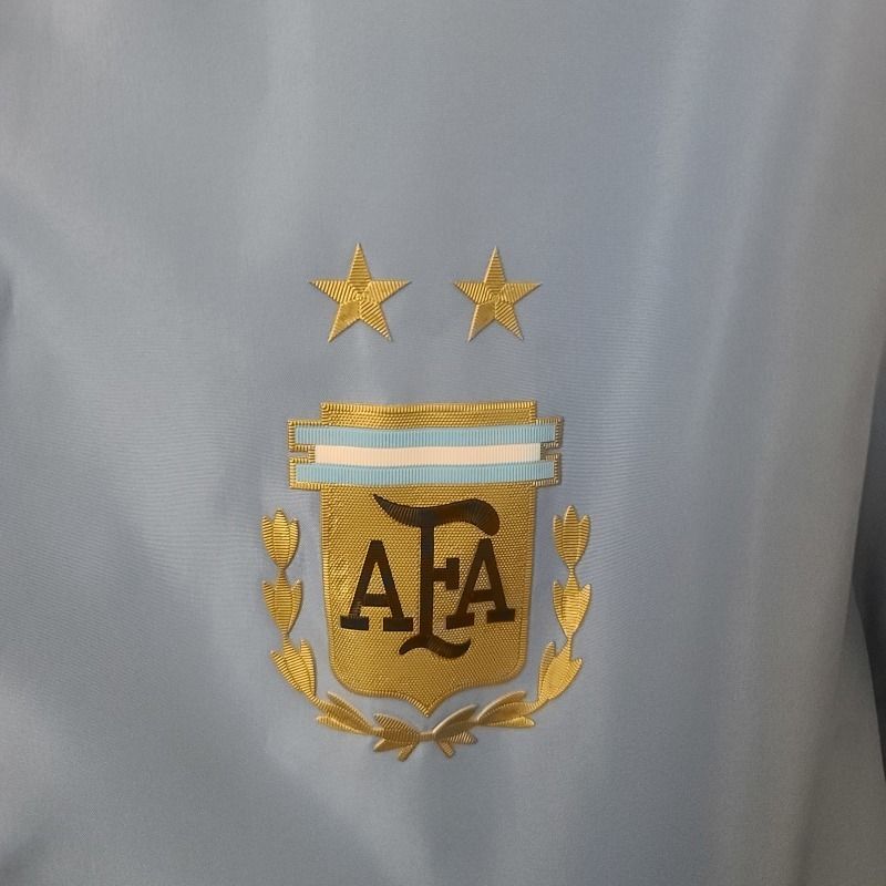 Corta-Vento Argentina Dupla-Face 2022 - Azul/Roxo