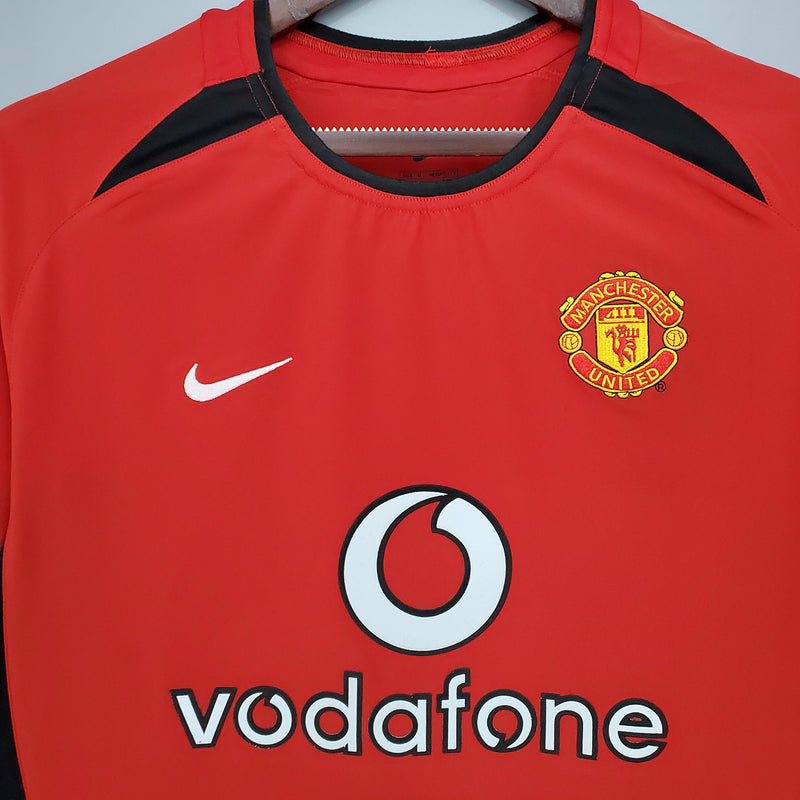 Camisa Retrô Manchester United 2002/2004 I Home