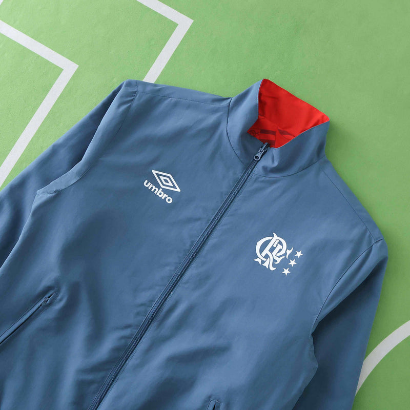 Corta-Vento Flamengo 24/25 Dupla-Face - Vermelho/Azul