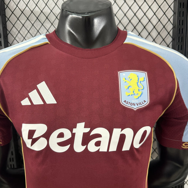 Camisa Aston Villa 2025/26 I Home - Jogador