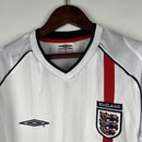 Camisa Retrô Inglaterra 2002 I Home - Manga Longa Umbro