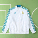 Corta-Vento Real Madrid 24/25 Dupla-Face - Branco/Azul
