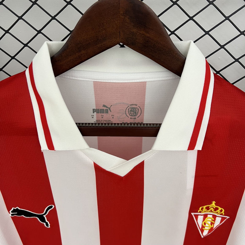 Camisa Sporting Gijon 25/26 I Home - Torcedor