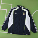 Corta-Vento Real Madrid 25/26 UBP - Azul com Branco Adidas