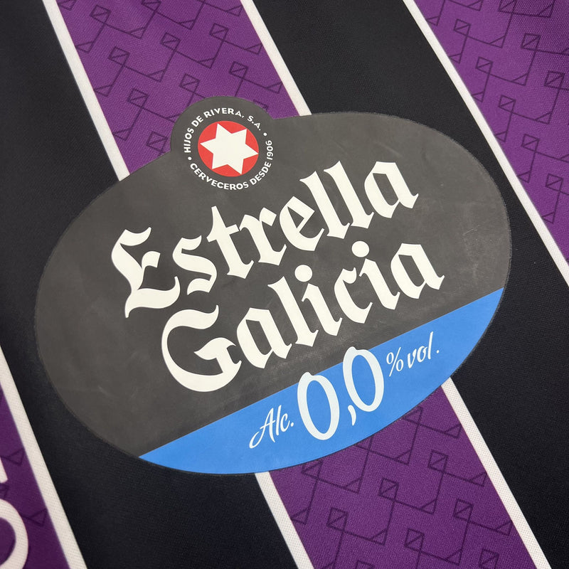 Camisa Real Valladolid 2025/26 II Away - Torcedor - Roxa e Preta