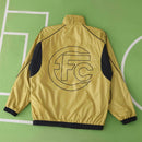 Corta-Vento Equipo FC 25/26 Dupla-Face Preto/Dourado