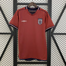 Camisa Retrô Inglaterra 2002 II Away - Vermelha
