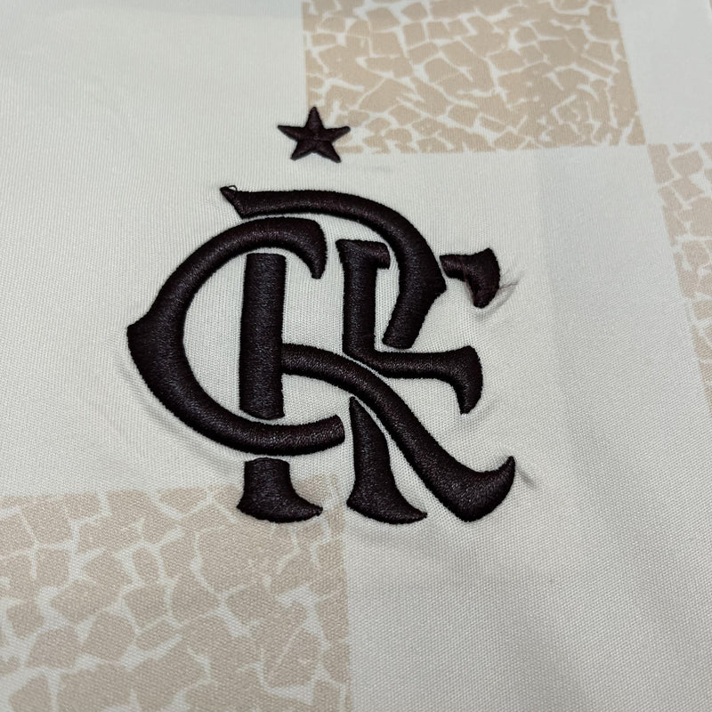 Camisa Flamengo 2024/25 Pré-Jogo - Feminina - Bege