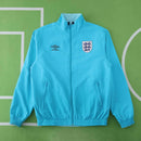Corta-Vento Inglaterra 1992 - Dupla-Face - Azul
