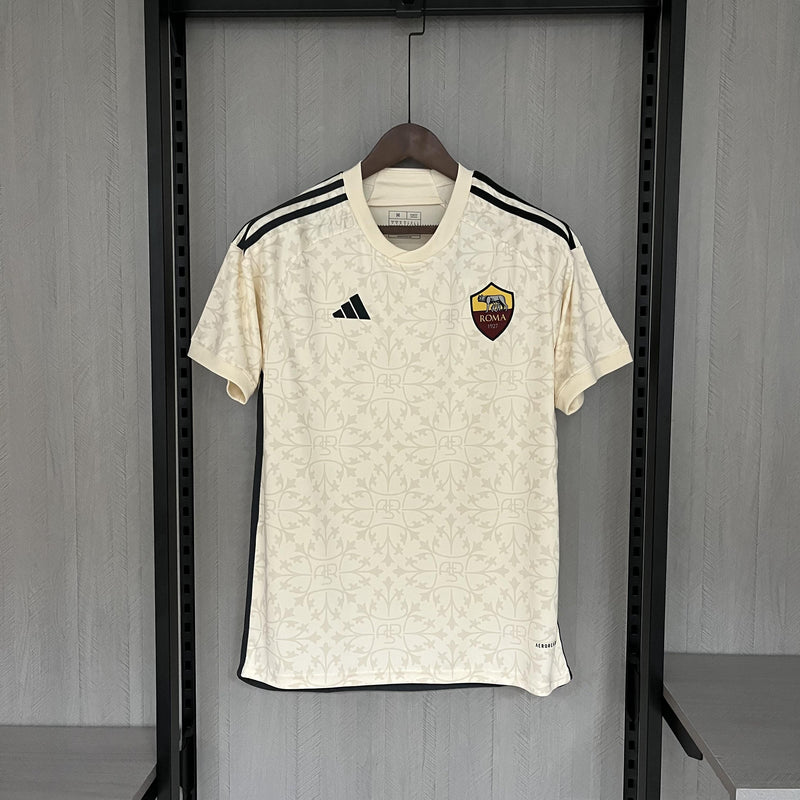 Camisa Roma 2023/24 II Away - Torcedor - Bege