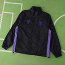 Corta-Vento Barcelona 25/26 Mamba - Preto Com Roxo
