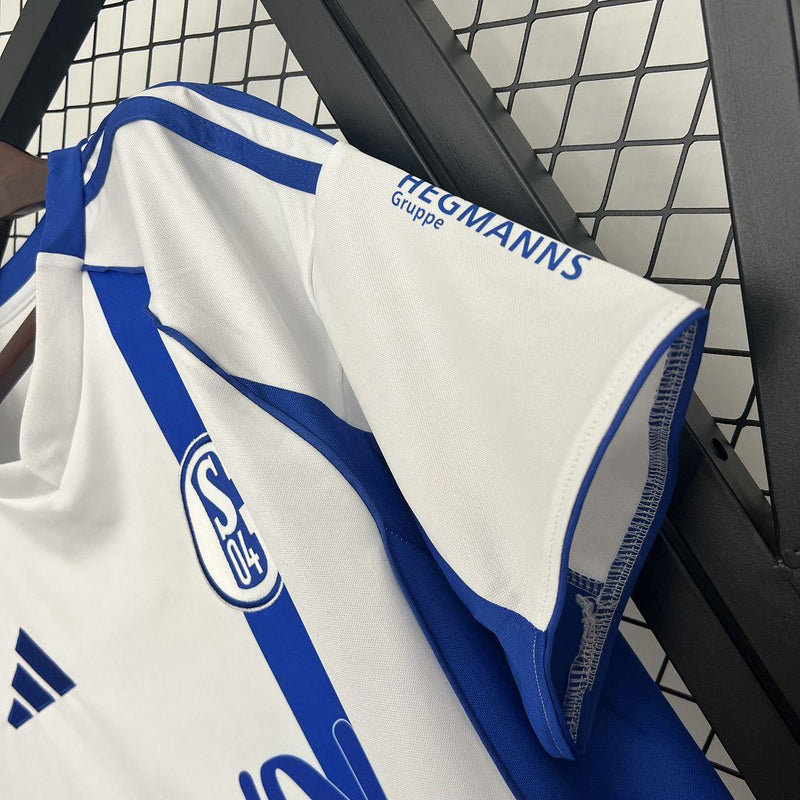 Camisa Schalke 04 25/26 II Away - Torcedor - Branca