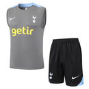 24/25 Conjunto Treino Tottenham - Regata - Cinza