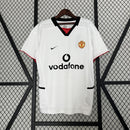 Camisa Retrô Manchester United 2002/2003 II Away - Branca - Nike