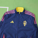 Corta-Vento Suécia 2024 Dupla-Face Amarelo/Azul Adidas