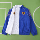 Corta-Vento Retrô Japão 1998 Dupla-Face - Azul/Branco