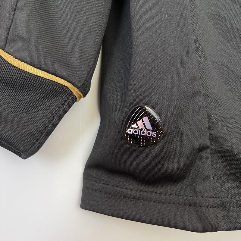 Camisa Retrô Real Madrid 2011/2012 II Away - Preta - Manga Longa Adidas