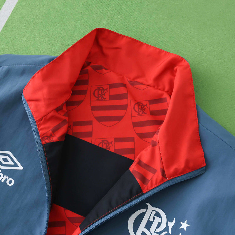 Corta-Vento Flamengo 24/25 Dupla-Face - Vermelho/Azul