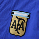 Corta-Vento Retrô Argentina 1986 Dupla-Face - Azul/Celeste