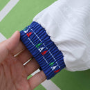 Corta-Vento Retrô Itália 1994 Dupla-Face - Azul/Branco