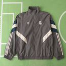 Corta-Vento Real Madrid 24/25 Adidas Originals - Cinza